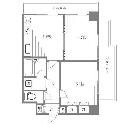 東邦音楽大学 マンション 2K