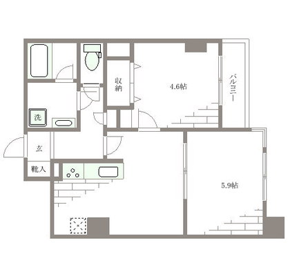 東邦音楽大学 マンション 2DK