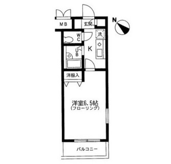 東京都豊島区南大塚１丁目 賃貸マンション 1K