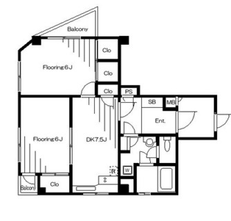 東京都文京区大塚３丁目 賃貸マンション 2DK