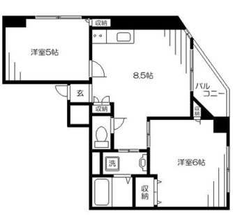 東京都豊島区北大塚２丁目 賃貸マンション 2DK