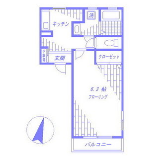 東京都文京区大塚６丁目 賃貸アパート 1K